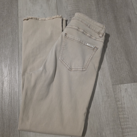 Joseph Ribkoff Taupe Straight Leg Jeans - Picture 12 of 12